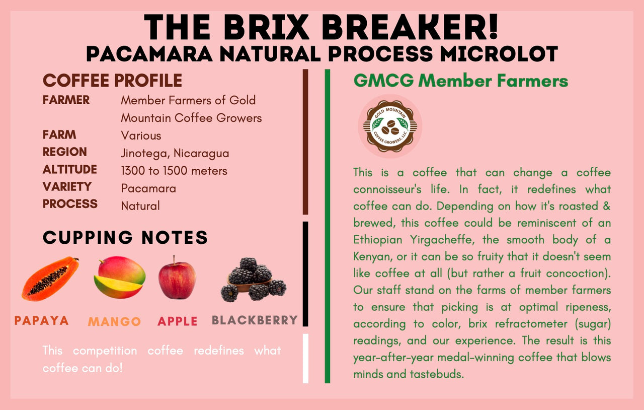 SPECIALTY1 - Nicaraguan "Brix Breaker"